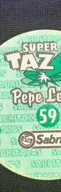 Tazo Super Tazo Looney Tunes #59 Pepe Le Pu 1994 Original — Coleccionables vintage, años 90s (foto 2)