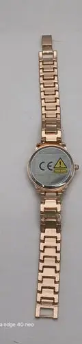 Reloj Pulsera Dama Cuarzo Elegante Brillantes Dorado Rosado Oro Rosa Rosa Oro Rosa Dorado