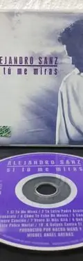 Cd Alejandro Sanz - Si Tú Me Miras Wea 1993 Original Estándar — Audio vintage, años 90s