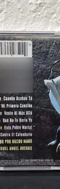 Cd Alejandro Sanz - Si Tú Me Miras Wea 1993 Original Estándar — Audio vintage, años 90s (foto 3)