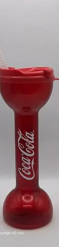 Vaso Yarda Promo Coca Coca Mision Cc Whirley Usa 33.5cm Orig Rojo — Coleccionables vintage, años 90s