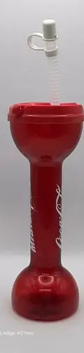 Vaso Yarda Promo Coca Coca Mision Cc Whirley Usa 33.5cm Orig Rojo — Coleccionables vintage, años 90s (foto 3)