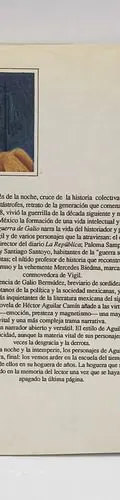 La Guerra De Galio Héctor Aguilar Camin Ed. Cal Y Arena 1991