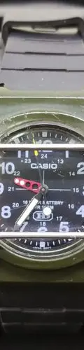 Reloj Casio Heavy Duty 1311 Hda-600 Vintage Verde Año 1995 Negro Verde Musgo — Tech vintage, años 90s