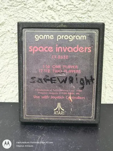 Space Invaders Para Atari 2600 Año 1980 Original