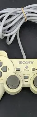 Control Joystick Ps One Análogo Playstation Con Detalle Orig Blanco — Gaming vintage, años 90s