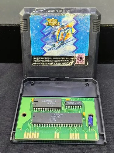 Winter Challenge 1991 Accolade Para Sega Genesis Original