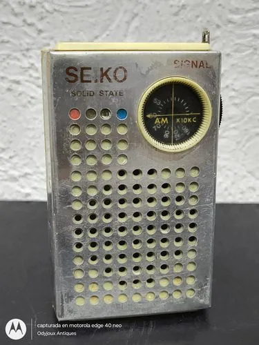 Mini Radio Antiguo Seiko Solid State Signal Am Transist 60's