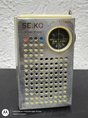 Mini Radio Antiguo Seiko Solid State Signal Am Transist 60's — Audio vintage, años 60s