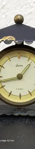 Reloj Antiguo Alemán Richard Rau De Cuerda 2 Jewels Vintage — Decoración vintage