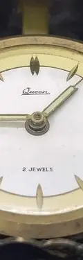 Reloj Antiguo Alemán Richard Rau De Cuerda 2 Jewels Vintage — Decoración vintage (foto 3)