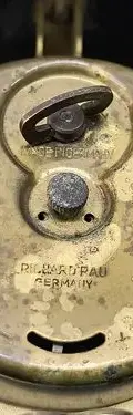 Reloj Antiguo Alemán Richard Rau De Cuerda 2 Jewels Vintage — Decoración vintage (foto 8)