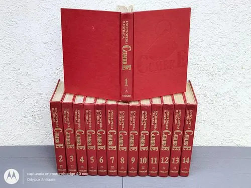 Enciclopedia Cumbre Ilustrada Grolier 14 Tomos 31 Edic. 1993 — Coleccionables vintage, años 90s