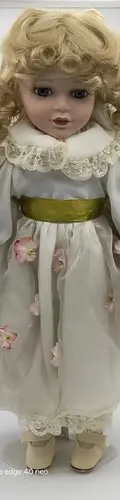 Muñeca De Porcelana Johnson The Rose Collection Vintage 40cm — Coleccionables vintage, años 80s