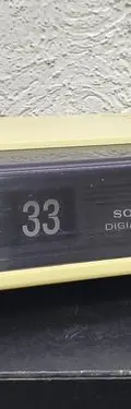 Radio Despertador Sony Digimatic Flipclock 7 Trans Tfm-c380w Beige — Audio vintage, años 60s