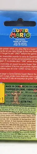 Juego De Cartas Uno Super Mario Edicion Especial Mattel