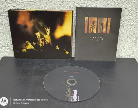 Cd Pearl Jam - Riot Act Digipack 2002 Epic Music Usa Originl Edición Limitada