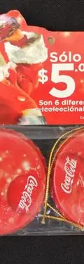 Colguijes Fichas Navideñas Coca Cola Navidad 2-pack Sellado — Coleccionables vintage, años 90s