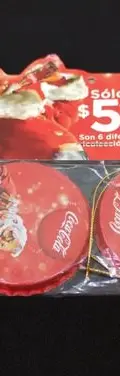 Colguijes Fichas Navideñas Coca Cola Navidad 2-pack Sellado — Coleccionables vintage, años 90s (foto 3)