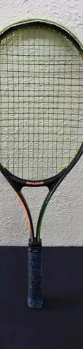 Raqueta De Tenis Smash Bash Spalding Deportiva Retro Orignal Verde Negro Y Naranja 1 — Coleccionables vintage (foto 2)