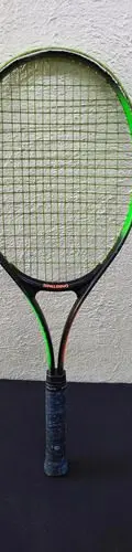Raqueta De Tenis Smash Bash Spalding Deportiva Retro Orignal Verde Negro Y Naranja 1 — Coleccionables vintage (foto 3)
