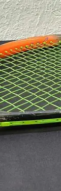 Raqueta De Tenis Smash Bash Spalding Deportiva Retro Orignal Verde Negro Y Naranja 1 — Coleccionables vintage (foto 8)