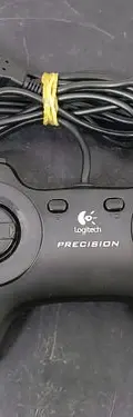 Joystick Logitech Precision G-ug15 Para Pc Conector Usb Negro — Gaming vintage, años NOW
