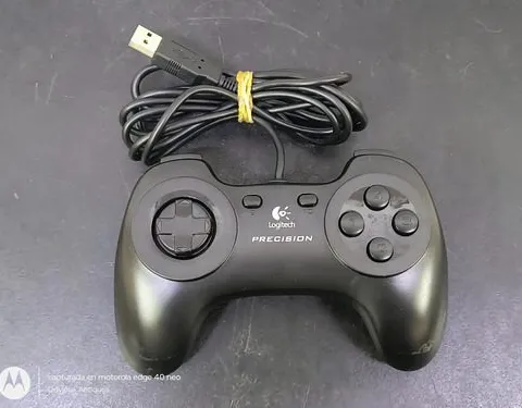 Joystick Logitech Precision G-ug15 Para Pc Conector Usb Negro