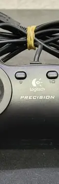 Joystick Logitech Precision G-ug15 Para Pc Conector Usb Negro — Gaming vintage, años NOW (foto 3)