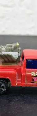 Camioneta Pick Up Chevy Stepside C/10 1/64 Diecast Flash Hk Rojo — Decoración vintage, años NOW (foto 6)