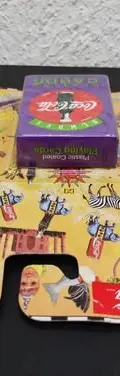 Coca Cola Mini Playing Cards Vintage Mini Juego Cartas 90's Morado — Coleccionables vintage, años 90s (foto 5)