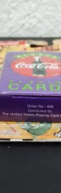 Coca Cola Mini Playing Cards Vintage Mini Juego Cartas 90's Morado — Coleccionables vintage, años 90s (foto 7)