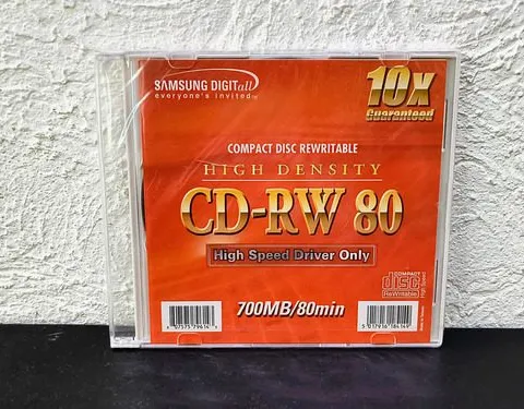 Cd-rw 80 High Speed Regrabable 700mg/80min Samsung Digital
