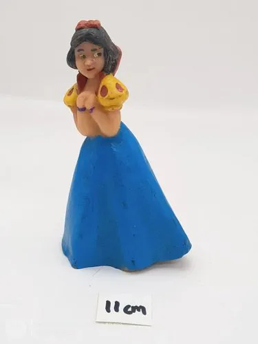 Figura Blanca Nieves Y 7 Enanos Vintage Vinilo Bootleg 80's