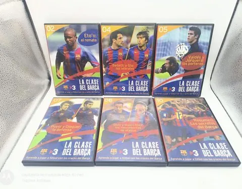 Lote Dvd La Clase Del Barca Fc Barcelona 6 Discos Original