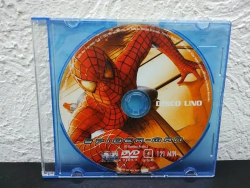 Dvd Spiderman 2002 Solo Disco Usado Original — Video vintage, años NOW