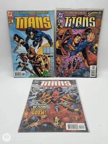 Comics The Titans Capitulos 1-3 Dc Comics En Inglés 1999