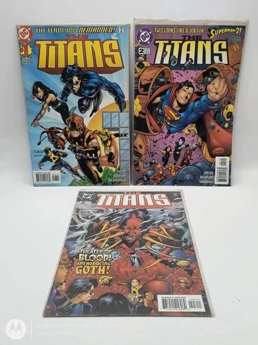 Comics The Titans Capitulos 1-3 Dc Comics En Inglés 1999 — Coleccionables vintage, años 90s