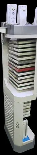 Stand Exhibidor Para Nintendo Wii Torre Almacenamiento Base — Gaming vintage, años NOW