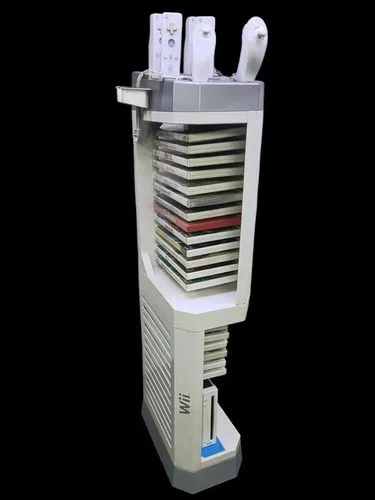 Stand Exhibidor Para Nintendo Wii Torre Almacenamiento Base — Gaming vintage, años NOW