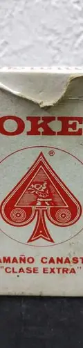 Baraja Cartas Póker Publicidad Corona Promocional 80's Usada Rojo Corona Español — Coleccionables vintage, años 80s (foto 5)