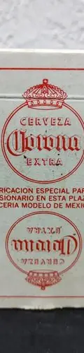 Baraja Cartas Póker Publicidad Corona Promocional 80's Usada Rojo Corona Español — Coleccionables vintage, años 80s (foto 7)