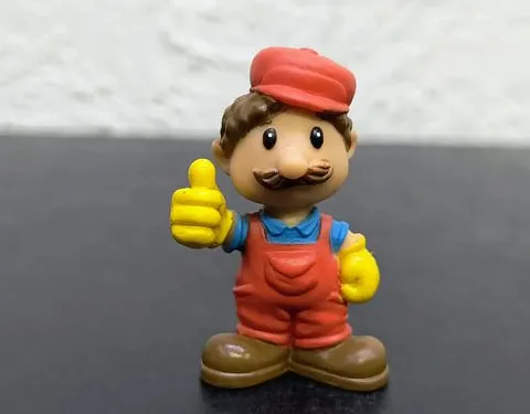 Figura Mario Bross Pvc Vintage De Los 90's