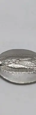Dije Medalla Virgen De Guadalupe Plata Pura .985 1.7cm Plateado — Coleccionables vintage (foto 4)