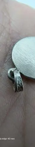 Dije Medalla Virgen De Guadalupe Plata Pura .985 1.7cm Plateado — Coleccionables vintage (foto 10)