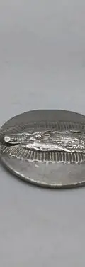 Dije Medalla Virgen De Guadalupe Plata Pura .985 1.7cm Plateado — Coleccionables vintage (foto 5)