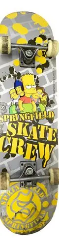 Patineta The Simpsons Skate Crew Springfield 2007 Fox Retro — Coleccionables vintage, años NOW