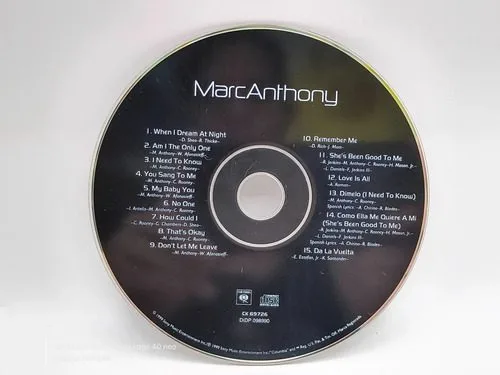 Cd Marc Anthony - Homónimo Año 1999 Usa Solo Disco Original Estándar — Audio vintage, años 90s