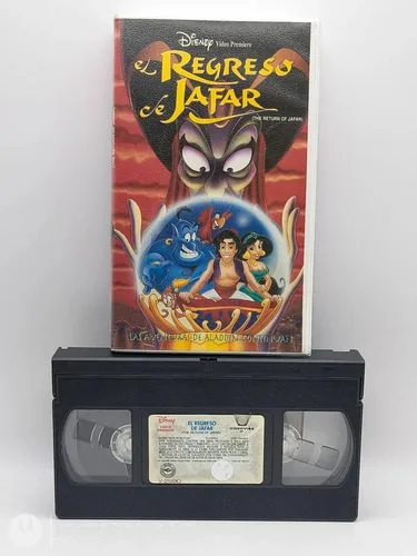 Película Vhs El Regreso De Jafar Disney 1994 Aladdin Español — Video vintage, años 90s