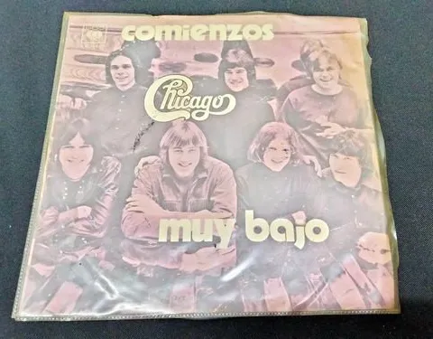 Chicago Comienzos Acetato Disco Lp Vynil 45rpm 1971 Vintage